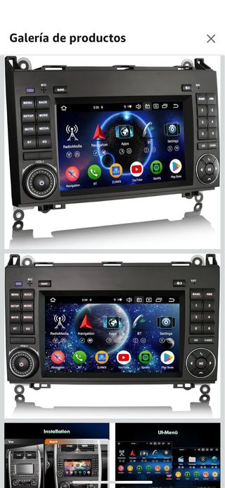 Pantalla Mercedes Android Auto 7”