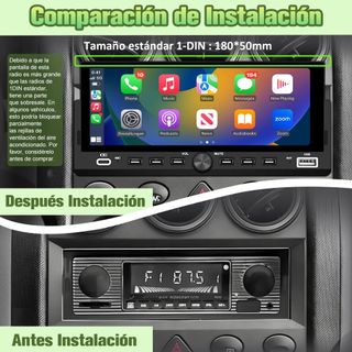 Radio Coche 1 DIN AWESAFE Universal