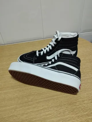 Zapatillas Vans bota plataforma T-39 buen estado 