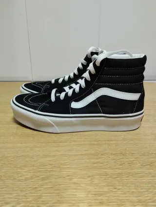 Zapatillas Vans bota plataforma T-39 buen estado 