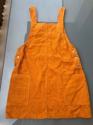 Peto de pana naranja
