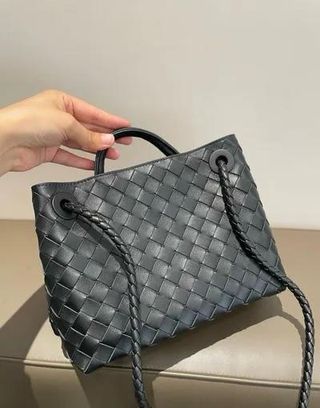 Bolso Bottega Veneta Negro Tejido