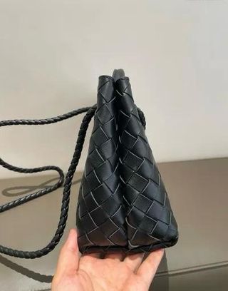Bolso Bottega Veneta Negro Tejido