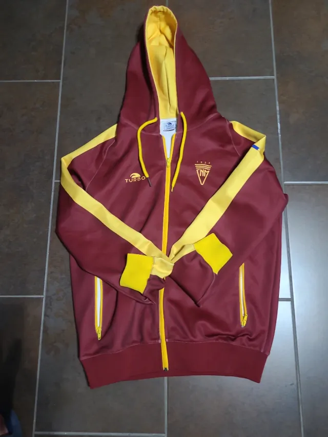 Sudadera Turbo C.N.Metropole Capucha Roja/Amarilla