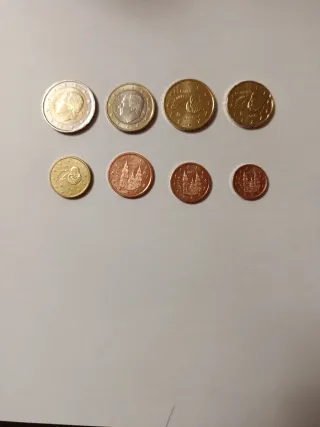 Lote 8 monedas Euro España 2025
