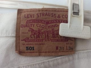 Pantalón Levi's 501 Beige Talla W31 L34
