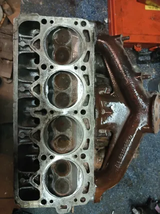 Culata Seat 1430,colectores y carburador abarth 