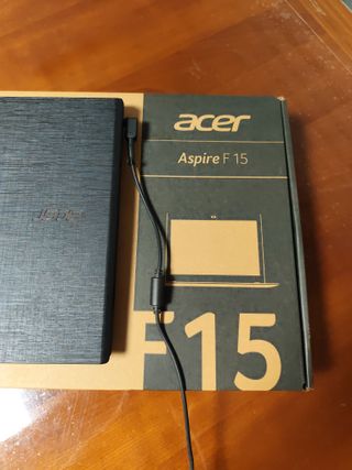 Portátil Acer Aspire F 15 negro