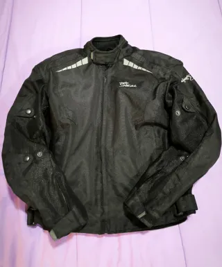 Chaqueta Moto Todas Estaciones Negra