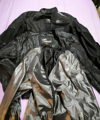 Chaqueta Moto Todas Estaciones Negra