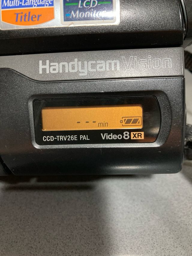Videocámara Sony 8mm + Accesorios