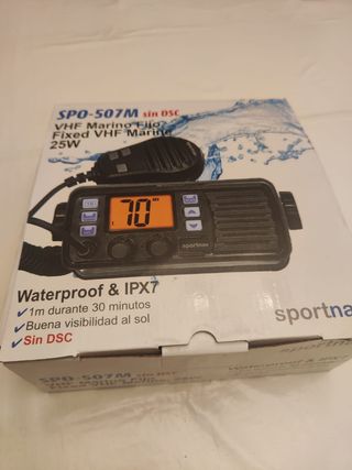 Radio (emisora)VHF Fija SPO-507M Sportnav sin DSC