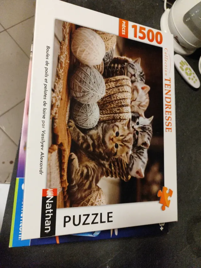 Puzzle Nathan 1500 piezas Gatitos