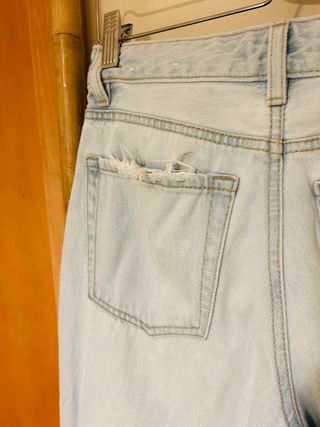 Pantalón Stradivarius D92 Roto Azul