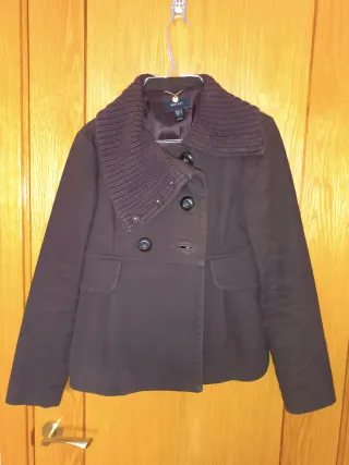 Abrigo Mango marrón talla M