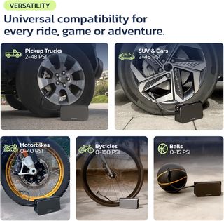 Woowind Compresor Aire Inflador Neumáticos Coche