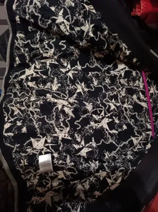 Chaqueta de cuero mujer negra