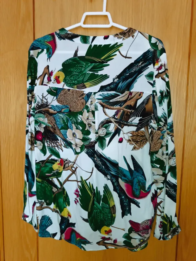 Blusa Menglu Estampado Selva Multicolor