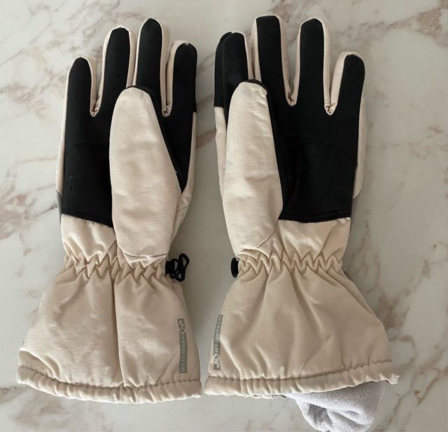 Guantes de esquí Quechua beige
