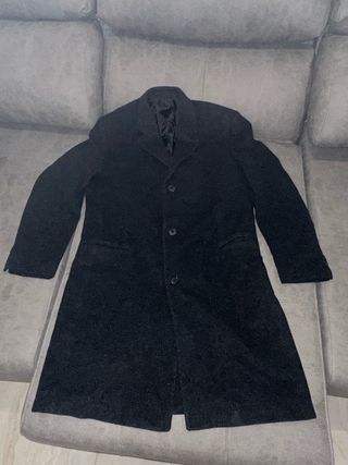 Abrigo largo Cortefiel negro