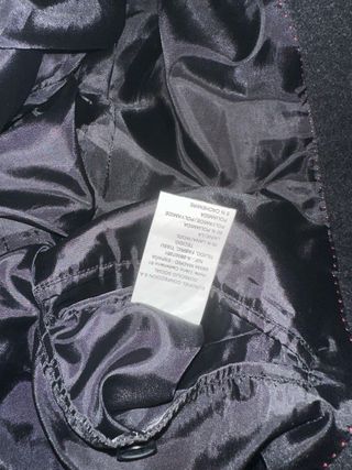 Abrigo largo Cortefiel negro