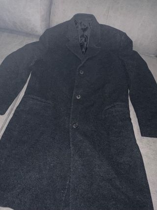 Abrigo largo Cortefiel negro