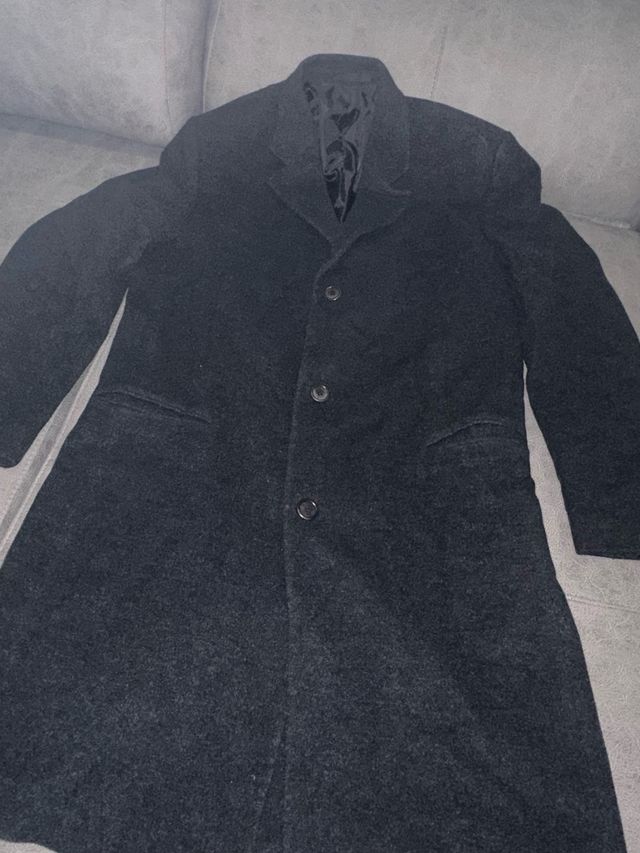 Abrigo largo Cortefiel negro