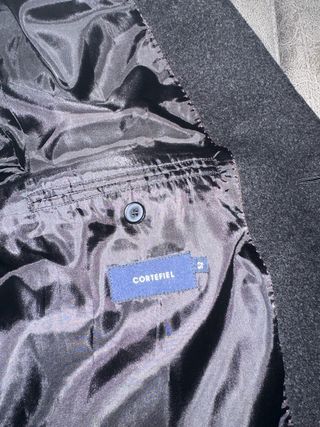 Abrigo largo Cortefiel negro