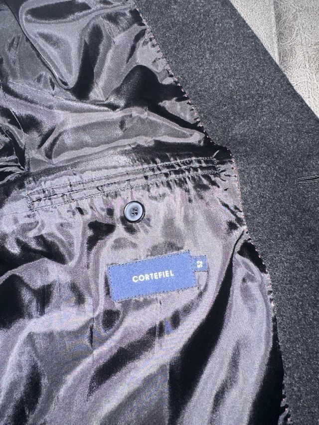 Abrigo largo Cortefiel negro