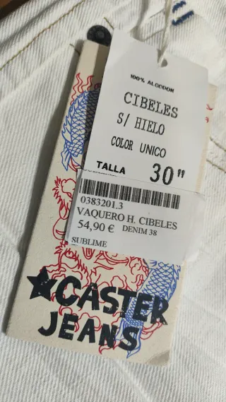 Calça Branca ROASTER JEANS Senhora
