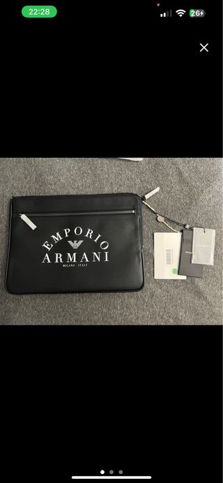 Portafolios Emporio Armani Negro