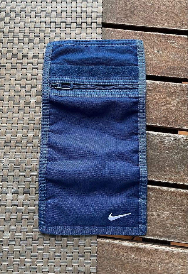 Cartera Nike Azul basic vintage