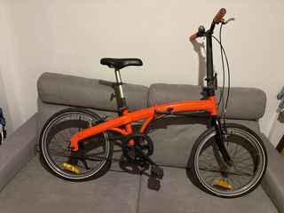 Bicicleta Plegable Naranja