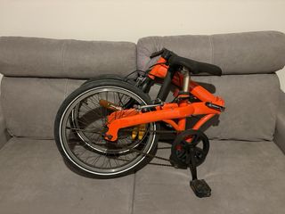 Bicicleta Plegable Naranja
