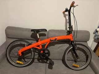 Bicicleta Plegable Naranja