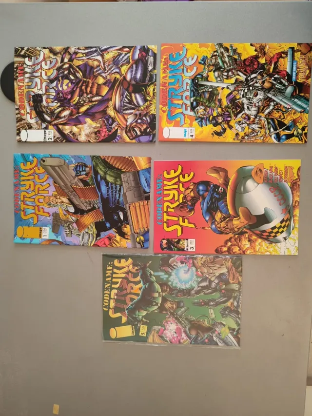 Code name: Stryke force 1,2,3,4 y 5 y Cyber Force