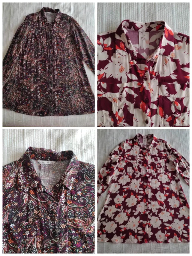 Blusas estampadas multicolor