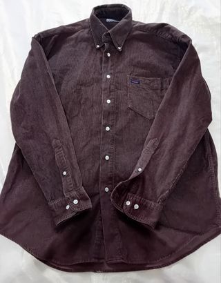 Camicia Invicta velluto marrone tg M/L