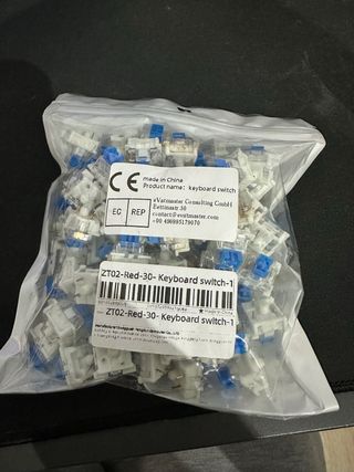 switches azules redragon
