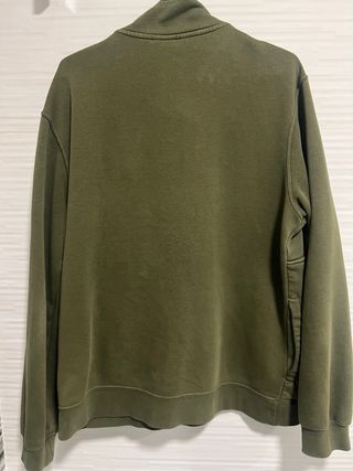 Sudadera Nike Media Cremallera Verde Militar Talla