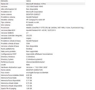 PC HP COMPAQ Pro 6300 - Intel Core i7-3770 RAM 8GB