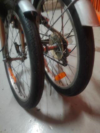 OCACION BICICLETA PLEGABLE DE ALÓMINIO 