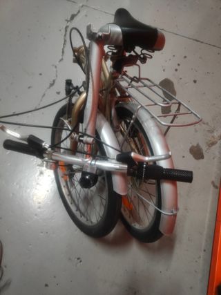OCACION BICICLETA PLEGABLE DE ALÓMINIO 