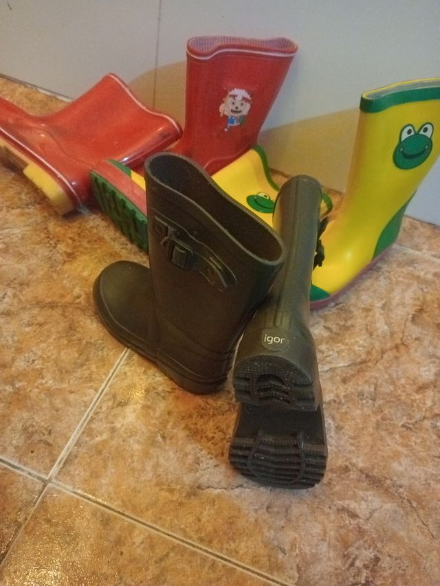 Botas de agua para niños