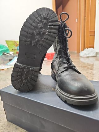 Botas cuero Massimo Dutti T.36