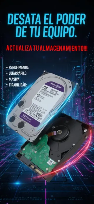 Disco Duro Western Digital 3TB SATA