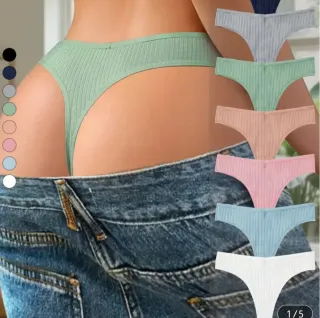 Tangas sin estrenar. De diferentes colores .