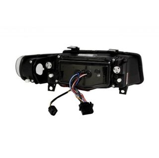 Faros delanteros Angel Eyes para Seat León 1M1 Bla