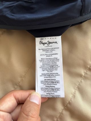 Chaleco Pepe Jeans Hombre XL Azul