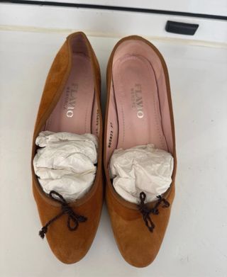 Flavio Menorca Bailarinas Ante Piel T.37